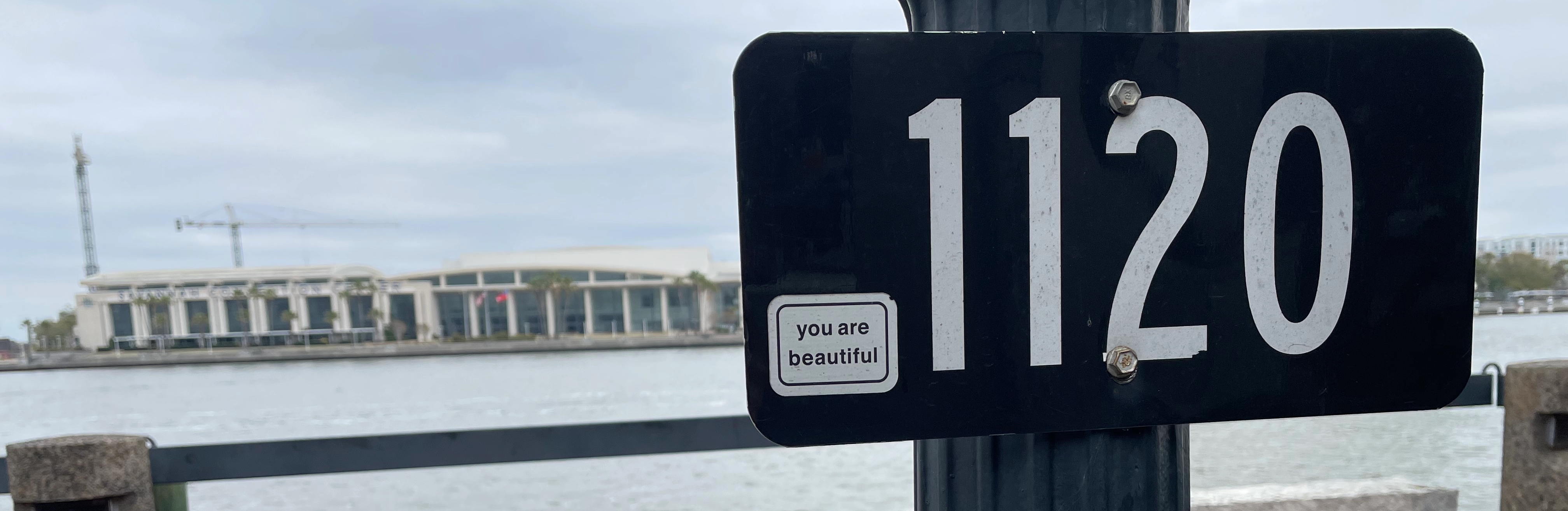 Image of sign on River Street